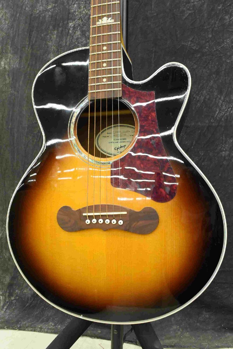 F☆Epiphone エピフォン J-200EC アコースティックギター ☆中古☆