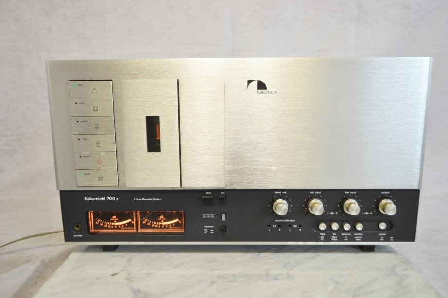 K●【ジャンク】Nakamichi 700II カセットデッキ ナカミチ_画像2