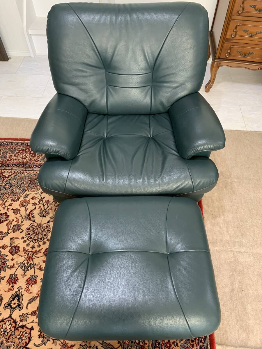 良品】karimoku Chitano 高級 本革ソファ 回転式 - 1人掛けソファ 良品】karimoku Chitano 高級 本革ソファ 回転式 - 1人掛けソファ