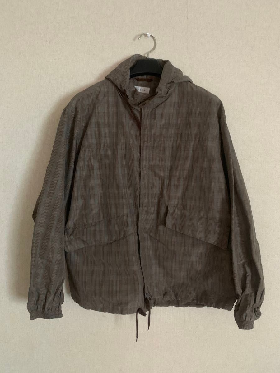 TONE 2020SSBREEZIN NYLON JACKET GLEN check サイズ2 トーン