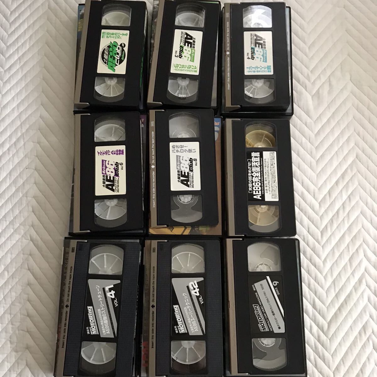 AE86 土屋圭一 ビデオテープ 9本 VHS レビン トレノの画像3