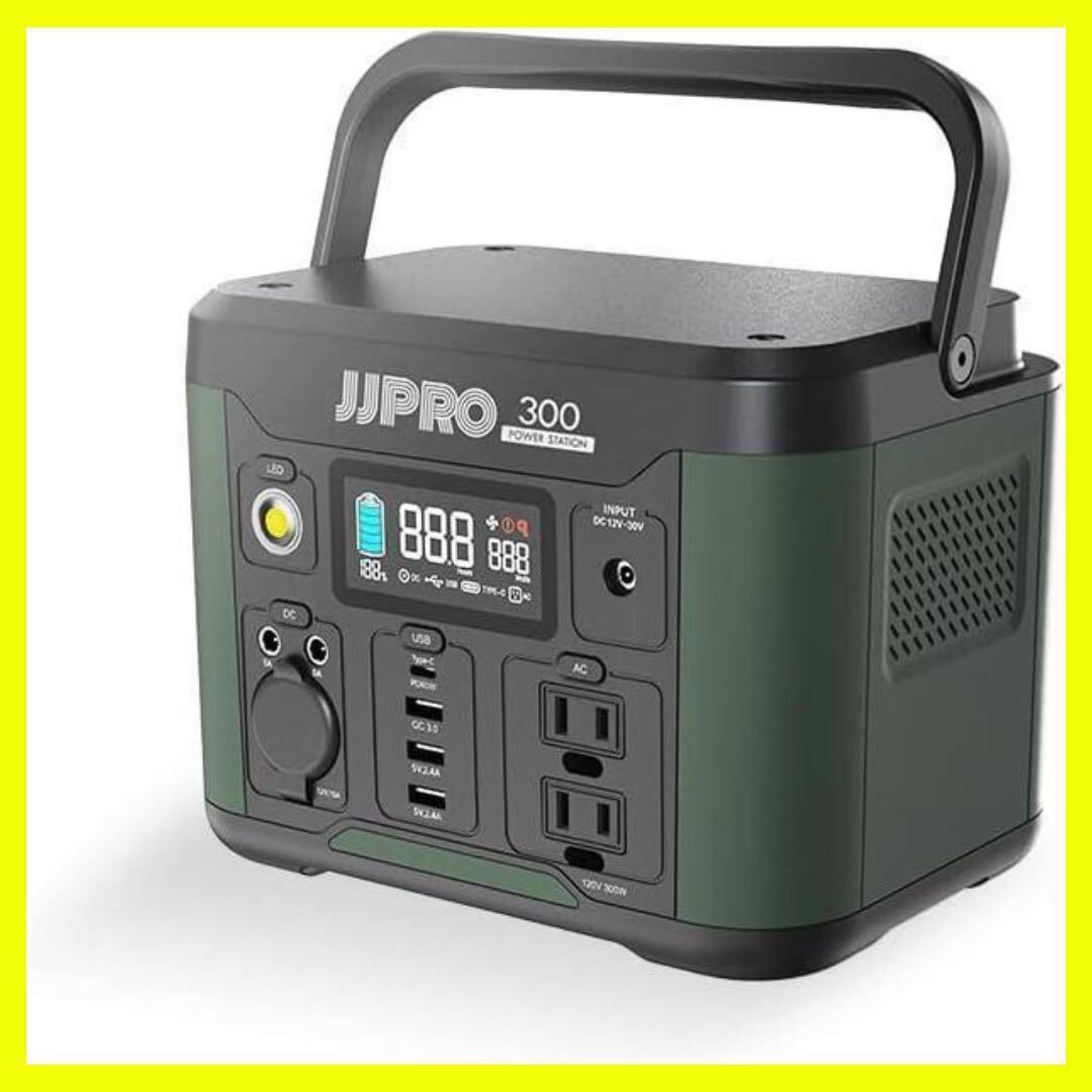 JJPRO ポータブル電源300W 14.8V 20,000mAh ACアダプター USB Power Stationキャンプ 持ち運び _画像1