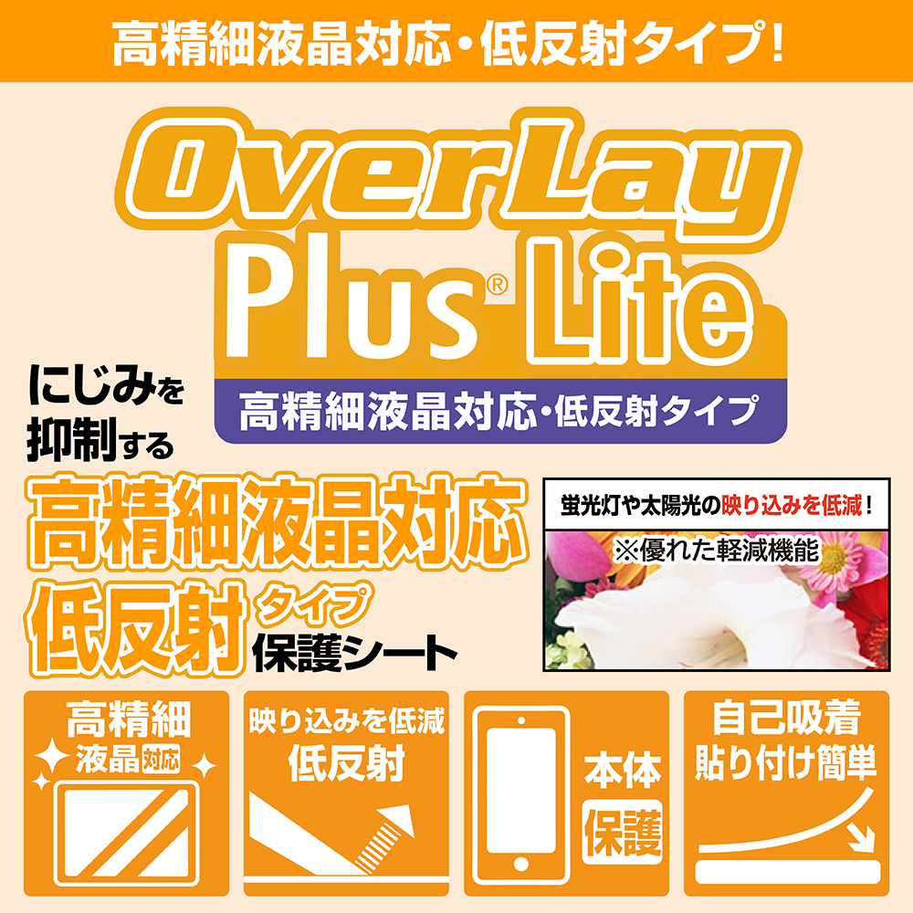 Playdate 保護 フィルム OverLay Plus Lite for 携帯ゲーム機 プレイデート 液晶保護 高精細液晶対応 アンチグレア 反射防止 指紋防止_画像2