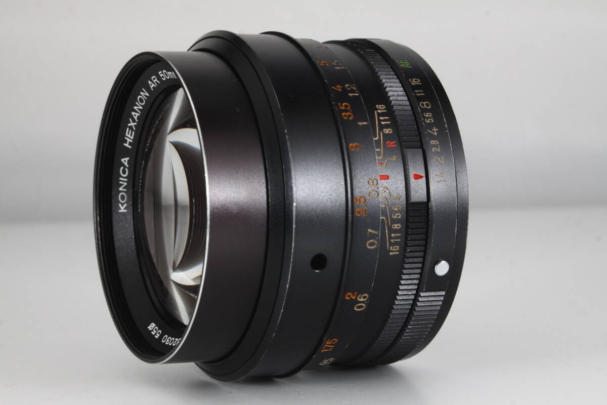 ★実用良品★ アトムヘキサノン KONIKA HEXANON AR 50mm F1.4 ARマウント ★完動品★ コニカ #238