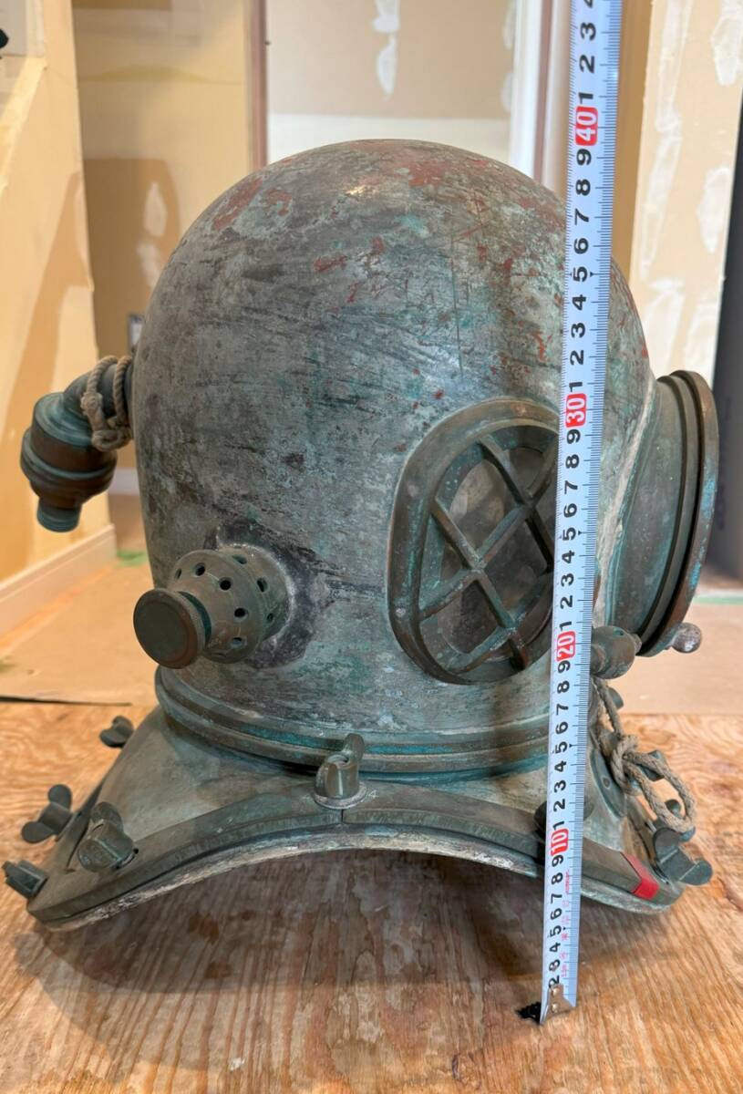 特売 潜水 ミリタリー アンティーク 真鍮製 潜水帽 潜水用ヘルメット