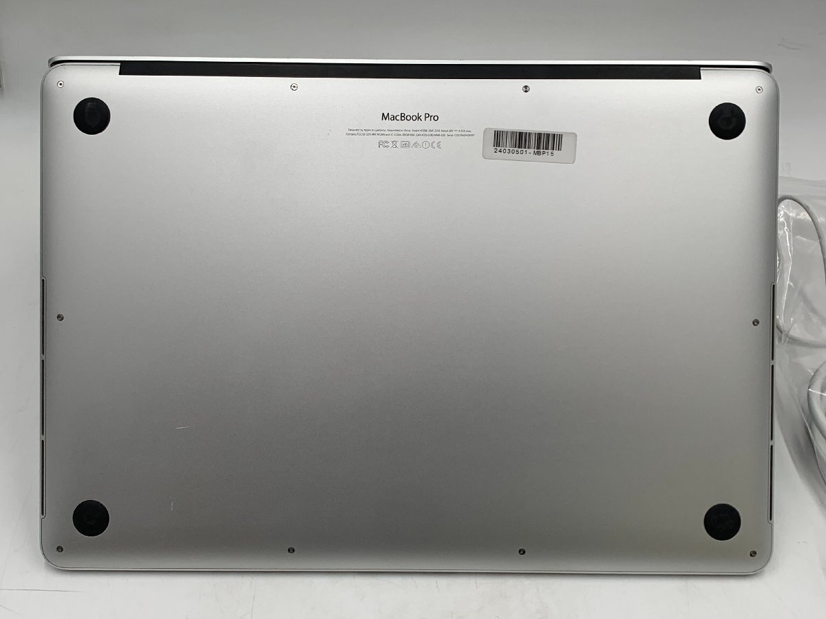 訳アリ ★充放電回数：90★ MacBook Pro (Retina, 15-inch, Mid 2015) A1398 Core i7/2.5GHz RAM:16GB/SSD:512GB 2,880 x 1,800 シルバー_画像8