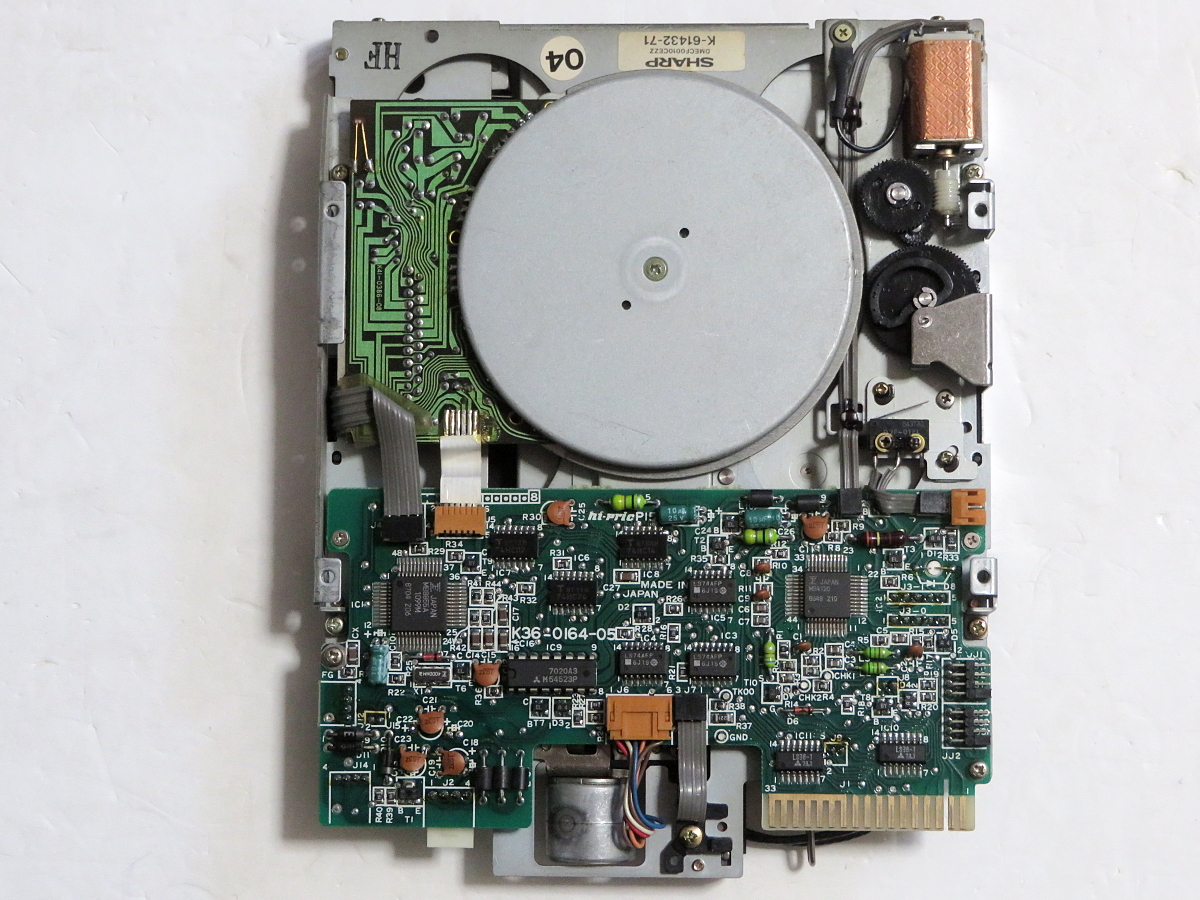 SHARP X68000 CZ-600C搭載 フロッピーディスクドライブ １台 初代用FDD_画像2