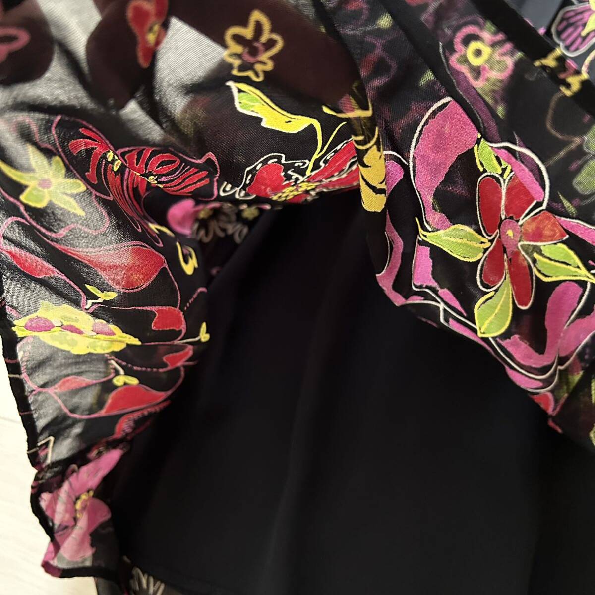 klitsia total pattern floral print flair skirt three . association beautiful goods 40