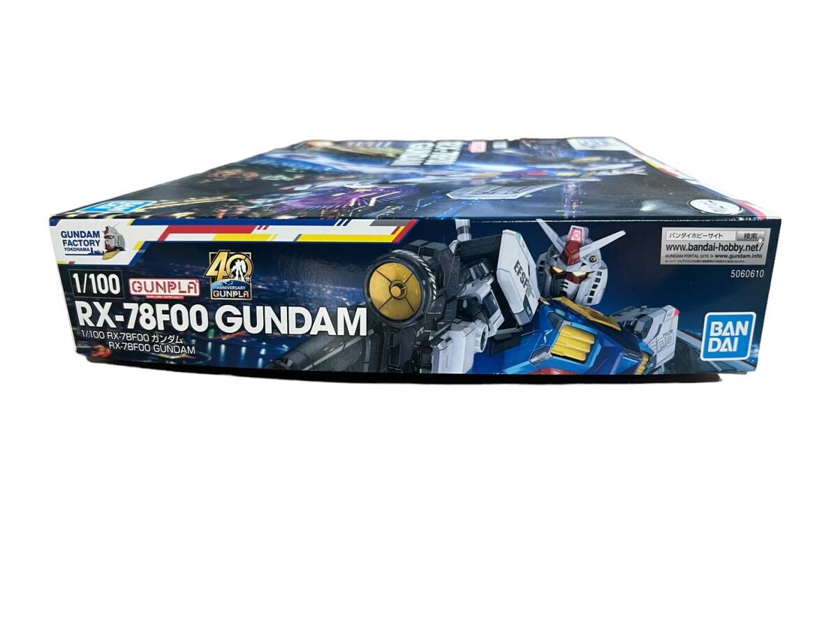 to0172 не использовался товар GUNDAM FACTORY YOKOHAMA 1/100 Mobile Suit Gundam RX-78F00 Gundam пластиковая модель gun pra 