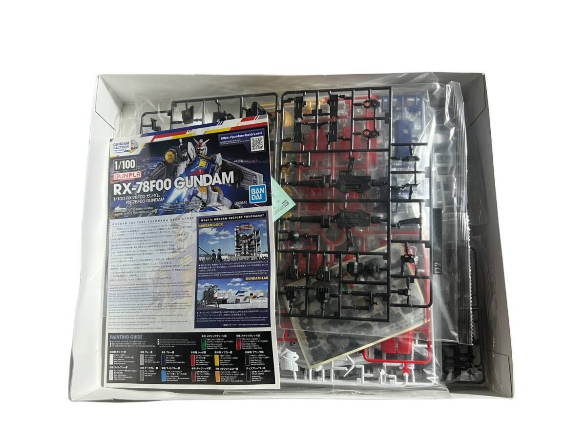 to0172 не использовался товар GUNDAM FACTORY YOKOHAMA 1/100 Mobile Suit Gundam RX-78F00 Gundam пластиковая модель gun pra 