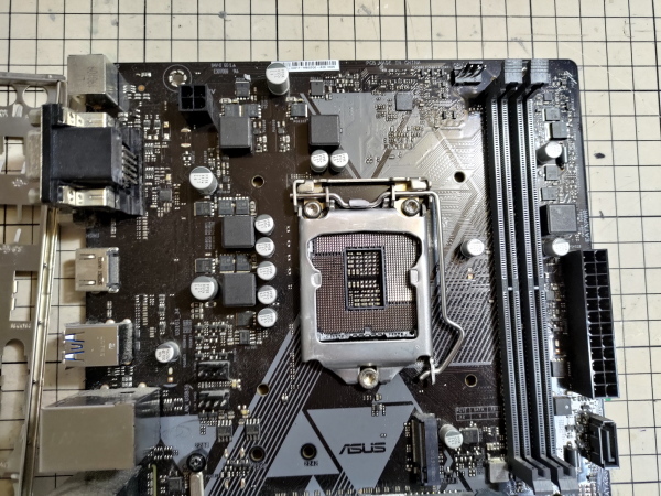 #ASUS PRIME H310M-AT R2.0/LGA1151/BIOS・Windows11動作確認済み 訳あり中古品_画像2