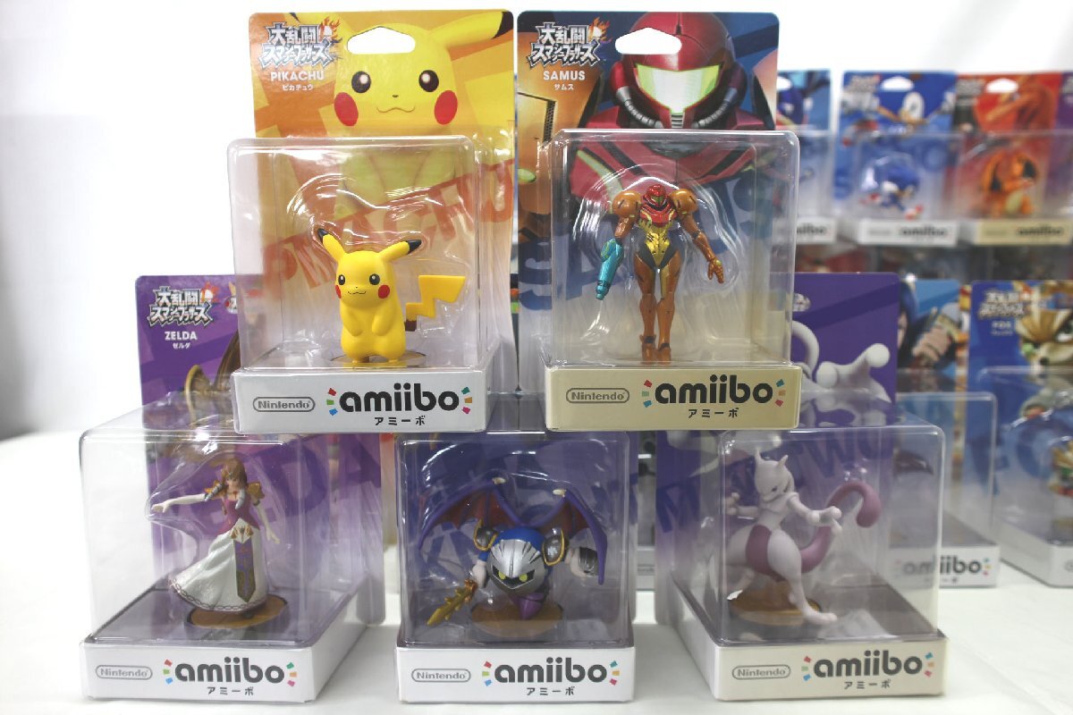 ＜未開封品＞Nintendo amiibo アミーボ まとめ売り 42点セット ジオラマセット付（13224031304288DJ）_画像2