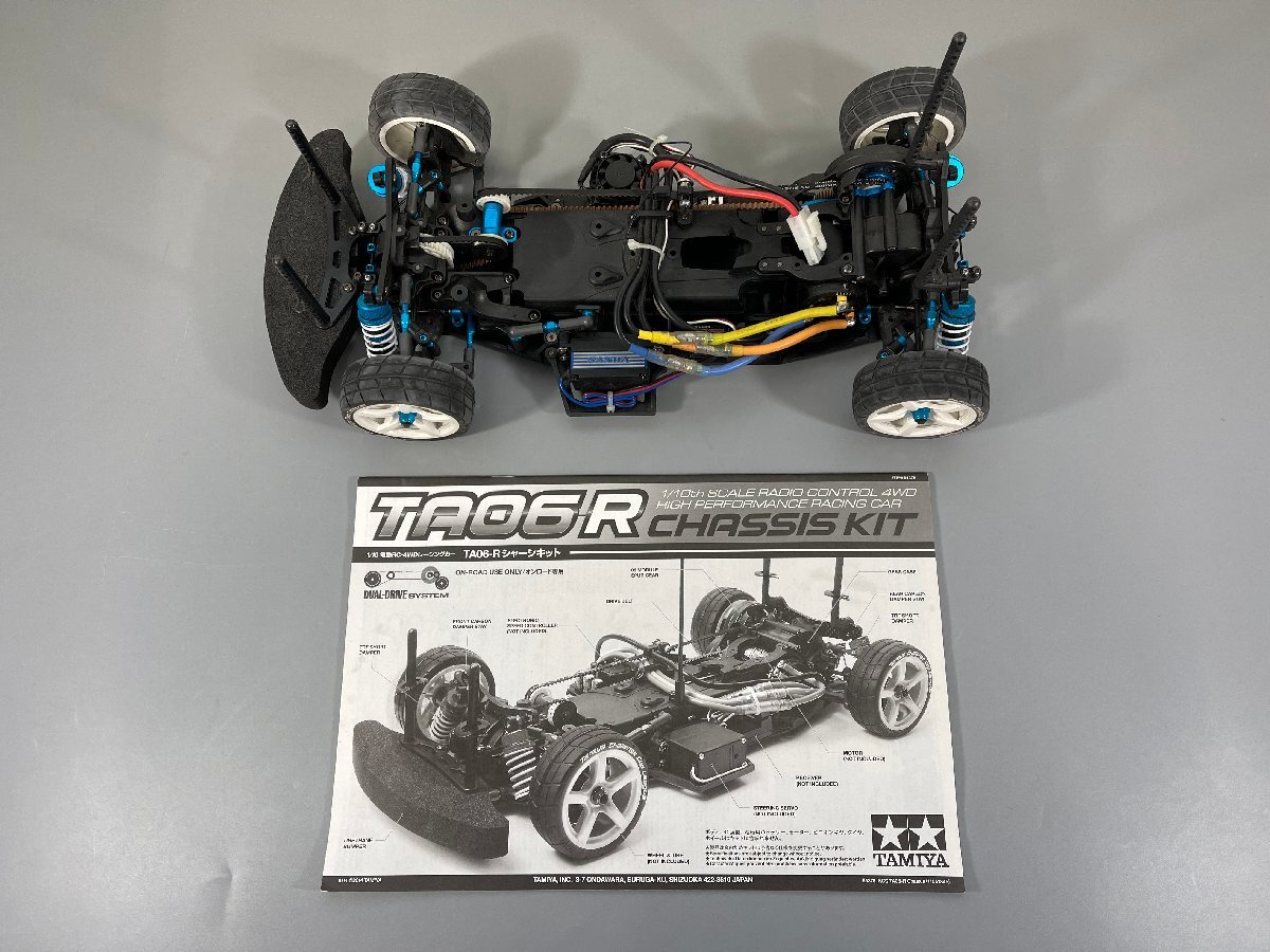 ◆ジャンク品◆タミヤ　電動RC　4WDレーシングカー　TA06-R　シャーシキット（60424030503801US）_画像1