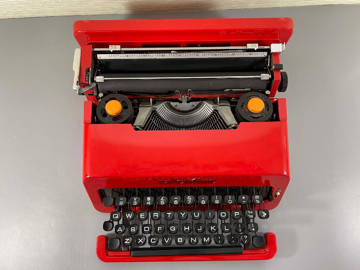 ▼ジャンク品▼ オリベッティ バレンタイン S タイプライター Olivetti valentine S （11424022103018NM)の画像2