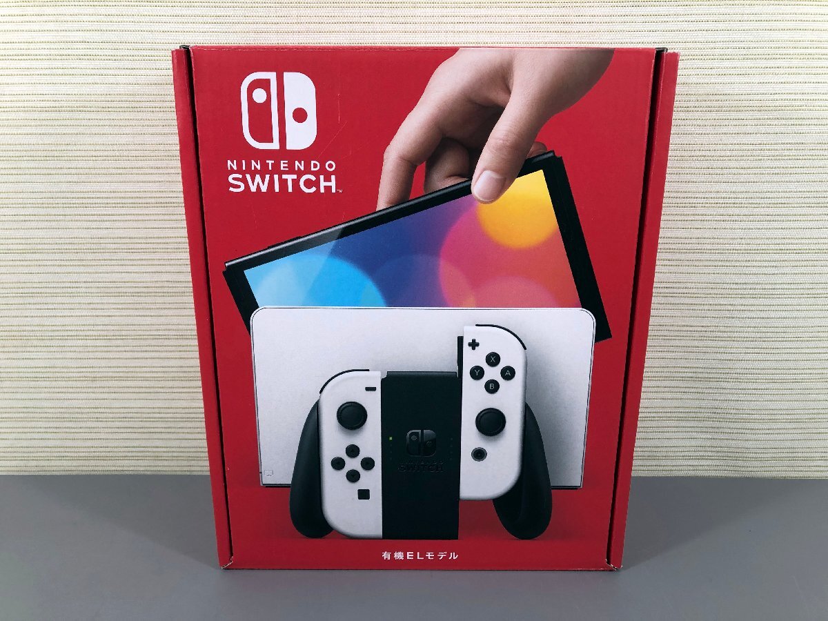 □未使用品□Nintendo　Nintendo Switch　有機ELモデル　HEG-S-KAAAA　Joy-Con(L)/(R) ホワイト（11124030203460WY）_画像1