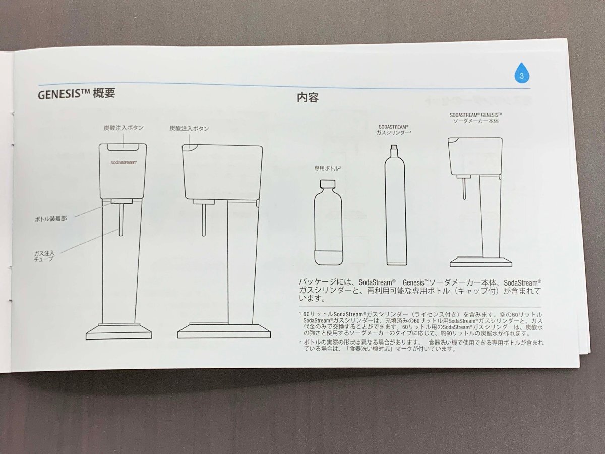 v unused goods v soda Stream Genesis v3 SSM1081 (31524012401544NM)