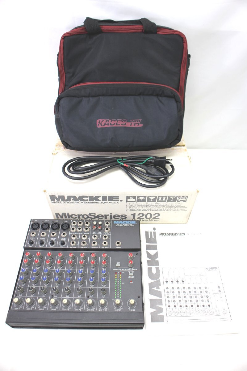 < junk >* mold smell equipped MACKIE 12 channel my Klein mixer Micro Series 1202(13224022703204DJ)