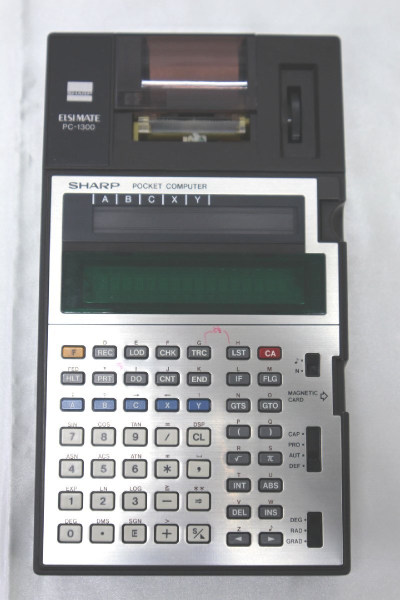 ＜ジャンク品＞SHARP ポケットコンピュータ PC-1300 ※ACアダプタ欠品（11223120319202DJ）_画像2