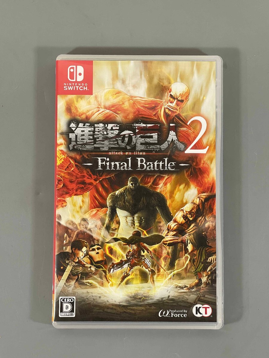 ▼中古品▼ Switchソフト　進撃の巨人2 Final Battle 　（30424022703212NM)_画像1