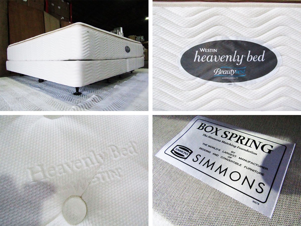 #Simmons/ Symons #USA высший класс # ткань timhebn Lee bed # pillow верх # карман пружина # King длинный bed #85 десять тысяч #khh2367k