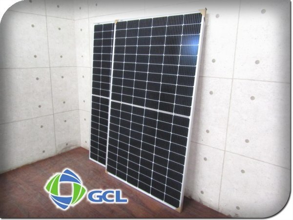 ■新品■未使用品■GCL SOLAR■GCL-M8/60H375■総750W■単結晶■ソーラーパネル・太陽光モジュール■2枚セット■khhn2561k_画像1