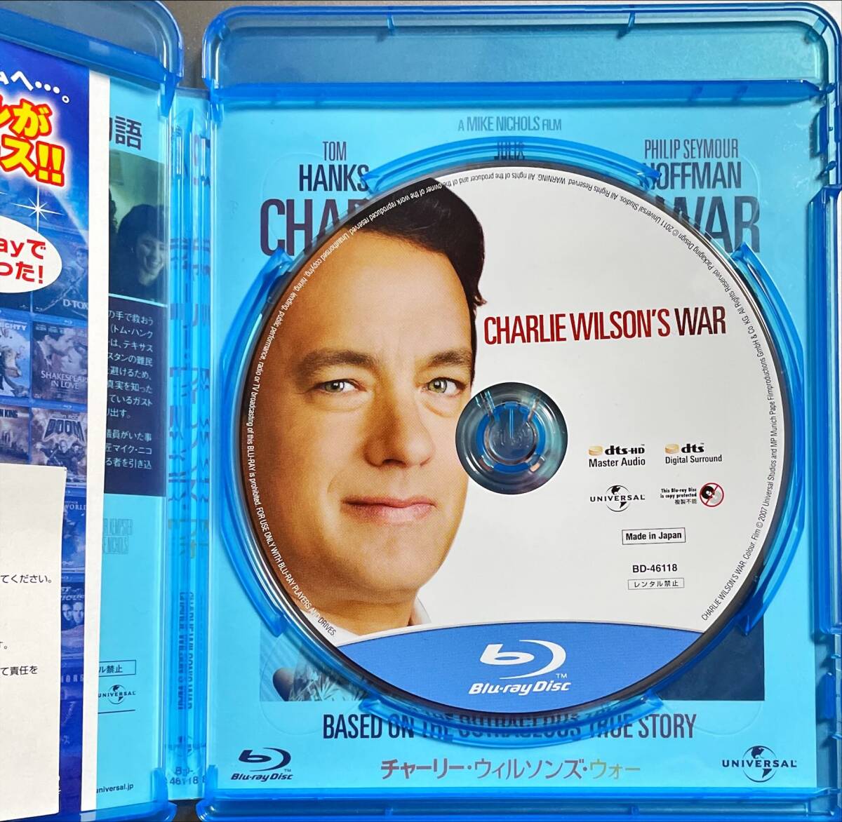 Blu-ray Disc チャーリー・ウィルソンズ・ウォー CHALIE WILSON’S WAR トム・ハンクス, ジュリア・ロバーツ USED