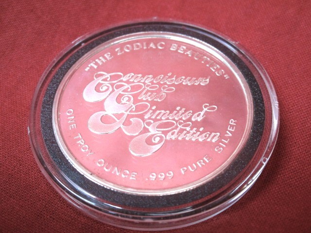 [330]* rare THE ZODIAC BEAUTIES each 31.2g ONE TROY OUNCE.999 PURE SILVER 4 sheets . summarize .. woman proof original silver passing of years storage goods 