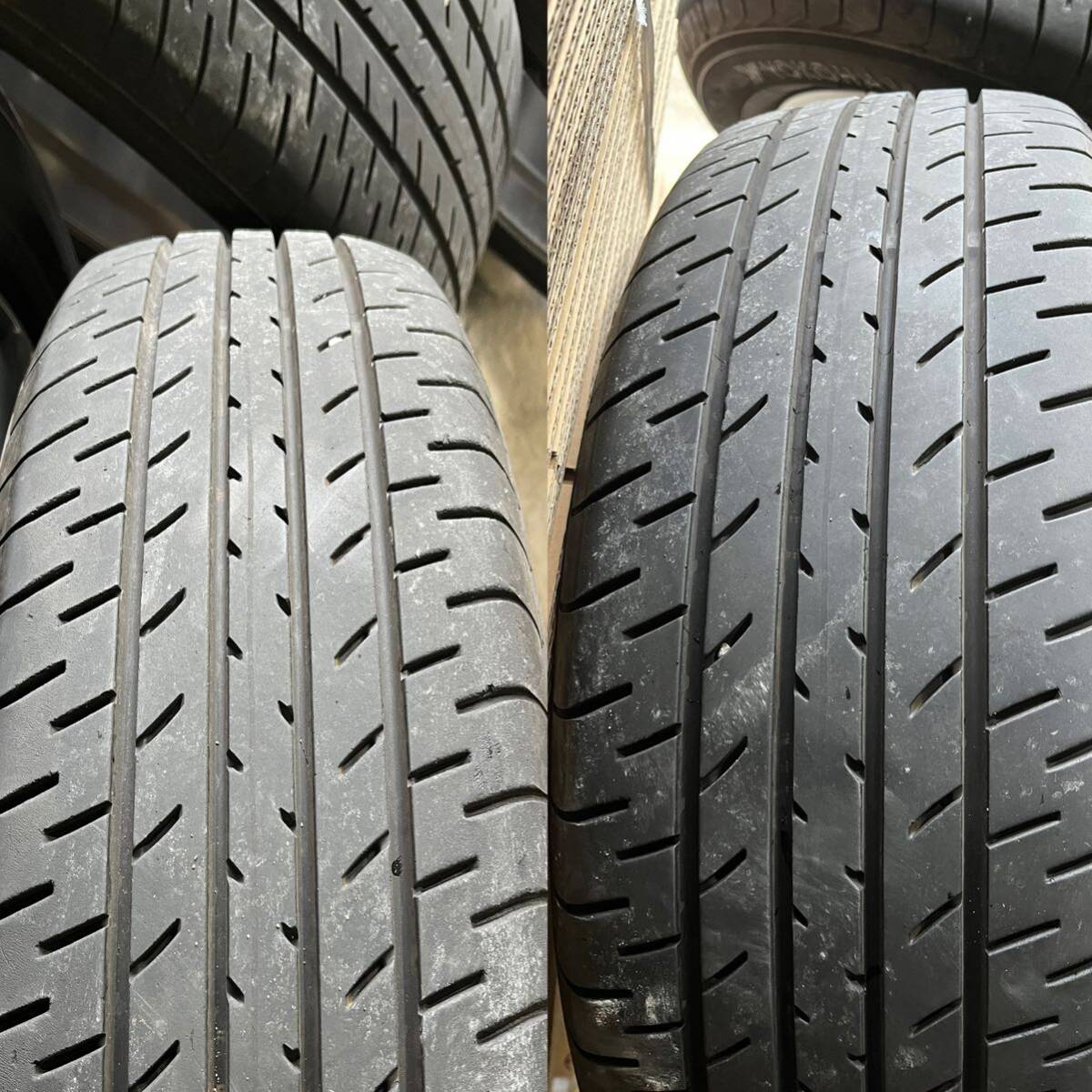 バリ溝 美品 225/60R17 YOKOHAMA/BluEarth E51A 22年製 トヨタ 30系後期 アルファード 純正 17インチ 4本セット の画像9