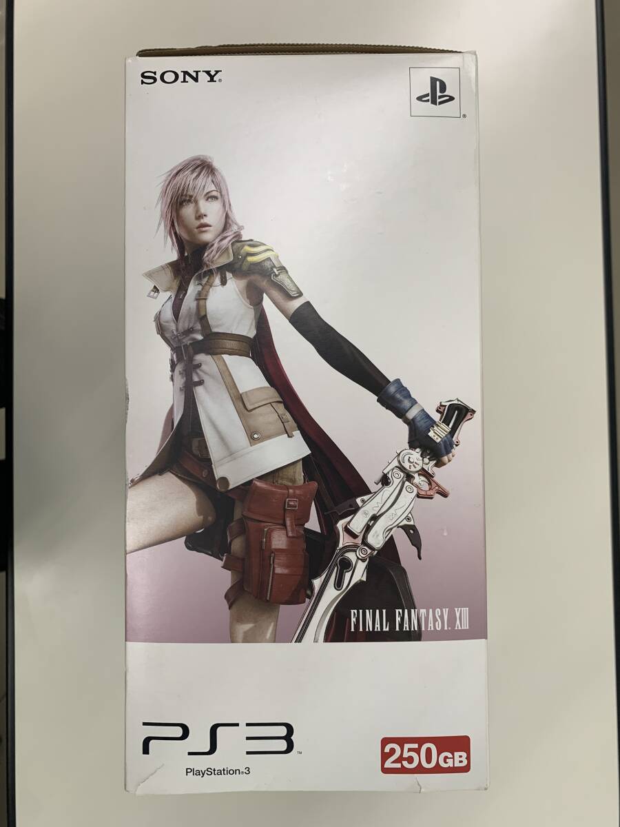 【未使用品】PlayStation3本体 250GB FINAL FANTASY XIII LIGHTNING EDITION（CECH-2000B FF)_画像4