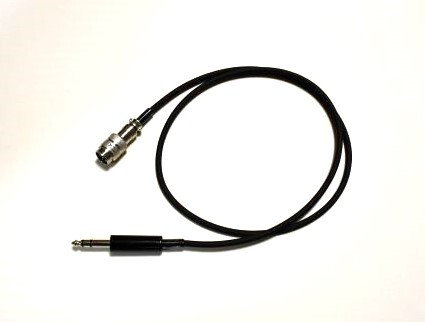  Adonis male 8 pin connector - 6.3mmφ four n plug. conversion cord length .1m original work goods ④
