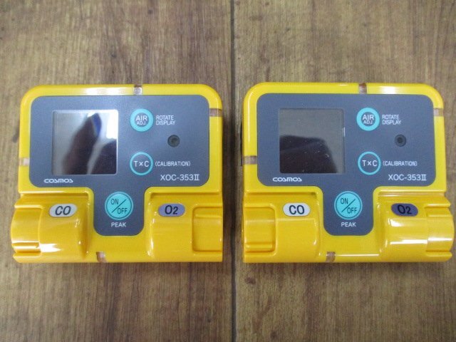 新品未使用品　新コスモス電機　酸素・一酸化炭素計　XOC-353II　２点　（S-29）