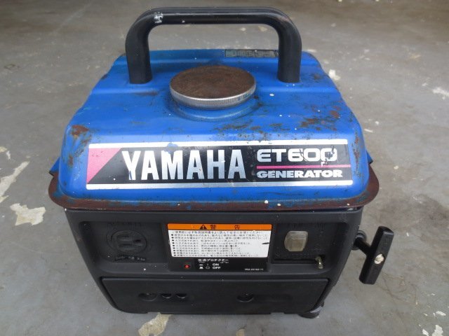 ジャンク品　YAMAHA　エンジン発電機　ET600　（W-17）_画像1