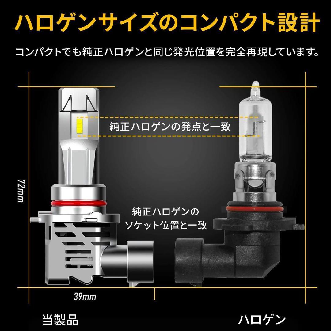 hb3 led ヘッドライト ハイビーム用 高輝度 HB4 9005 9006 6500K ホワイト 12000LM IP65防水等級 DC9-30V 12V 24V