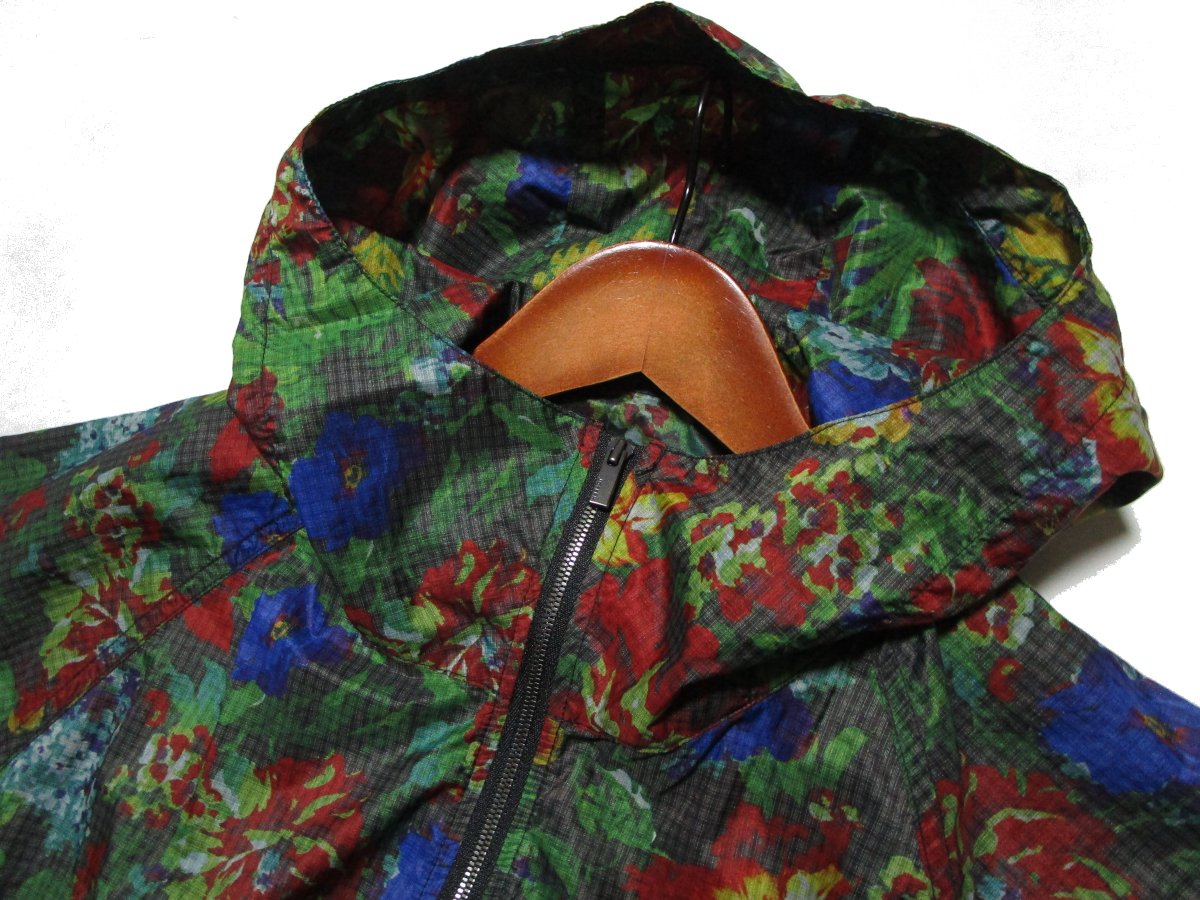 【JOSEPH HOMME ジョゼフオム】 ボタニカル ナイロンジップジャケット サイズ50（XL） サイドメッシュ オンワード樫山の画像4