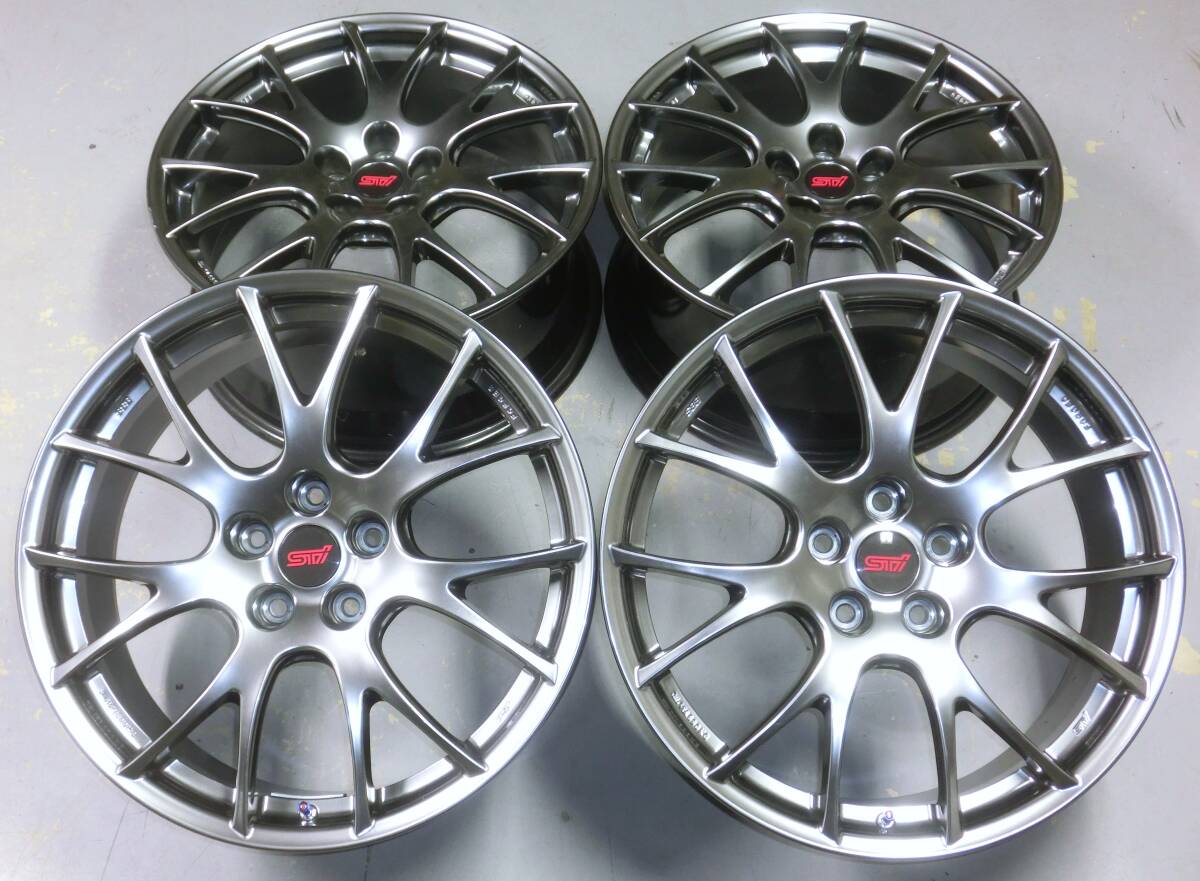 スバル純正 BBS 19inch　8.5J Inset+53 PCD114.3 5H　RG523 RE-V RI-A RF WRX S4 ts・インプレッサ・レヴォーグ STi S208・S207・S206等に_画像1