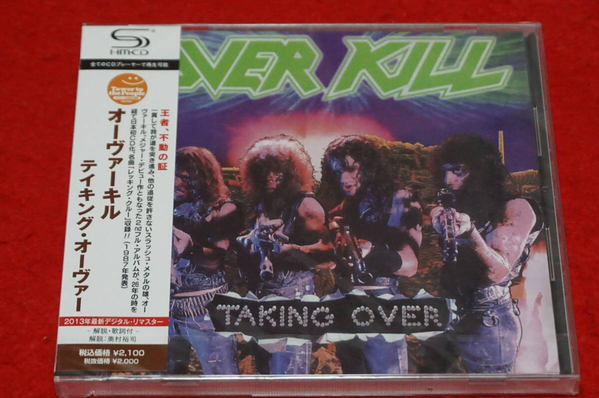 レア！【新品未開封 '87年デビュー作 日本初CD化!】 OVERKILL / Taking Over スラッシュ・メタル オーヴァーキル SHM-CD_画像1