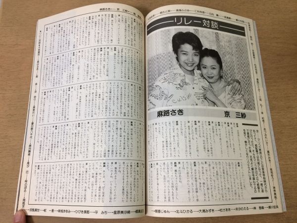 ●K245●宝塚グラフ●1988年7月●大浦みずき杜けあき一路真輝南風まい神奈美帆安寿ミラ幸和希紫苑ゆう華陽子平みち涼風真世郷真由加●即決_画像5