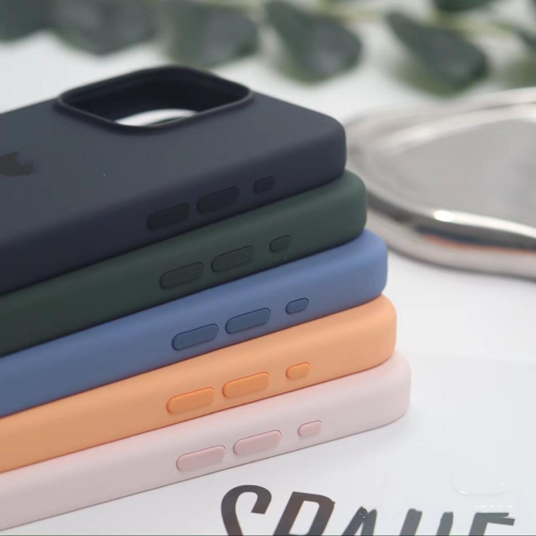 [ новый товар ] оригинальный сменный товар iPhone 15 pro max силиконовый чехол черный 