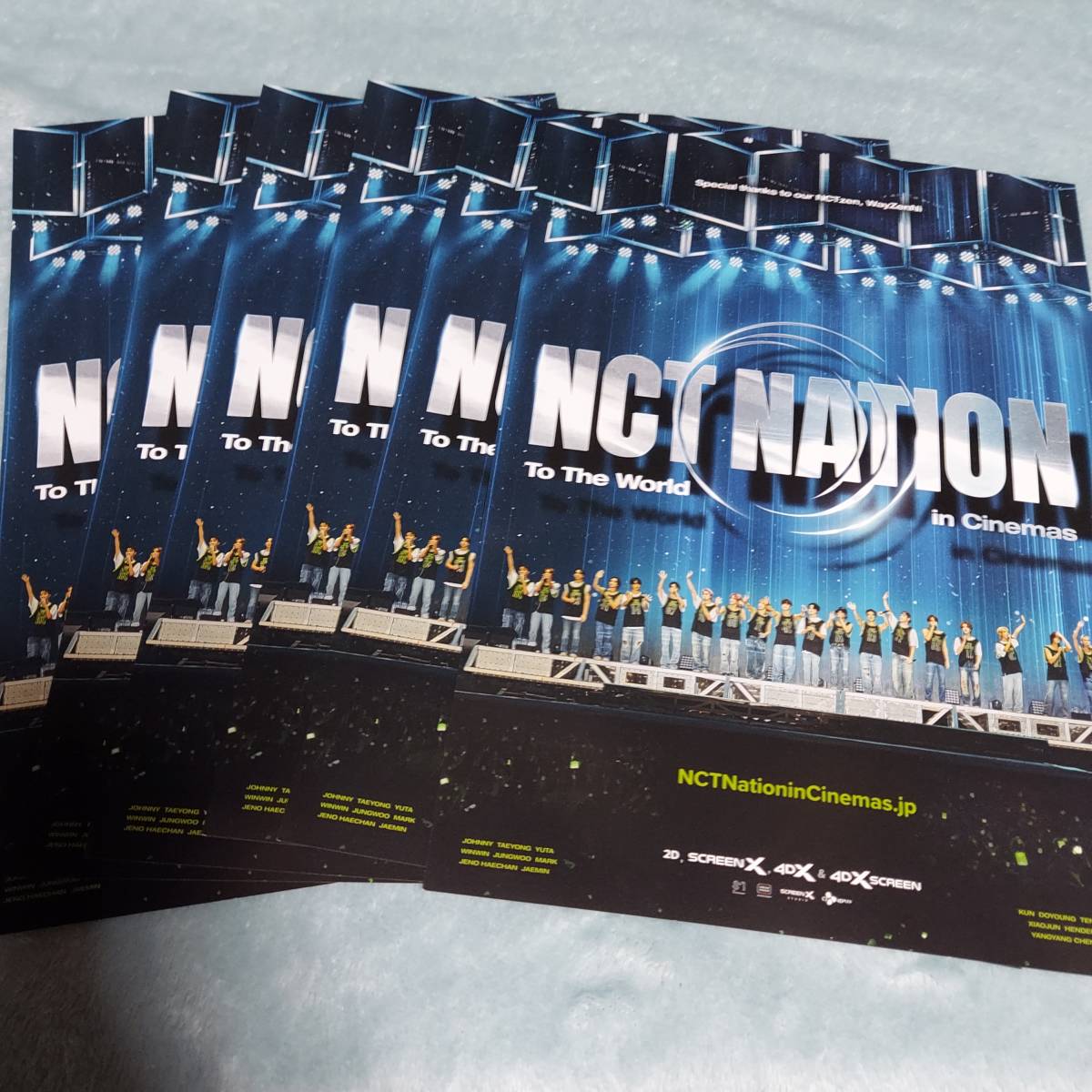 NCT NATION :To The World in Cinemas★映画チラシ8枚★_画像1