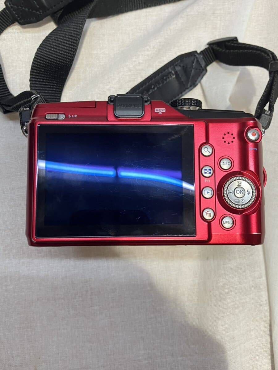 OLYMPUS オリンパス E-PL1S 白・E-PL2 赤 レンズセット デジタルカメラ 2点 通電確認済み ☆1円～☆ ■N-090819・N-090820■_画像7