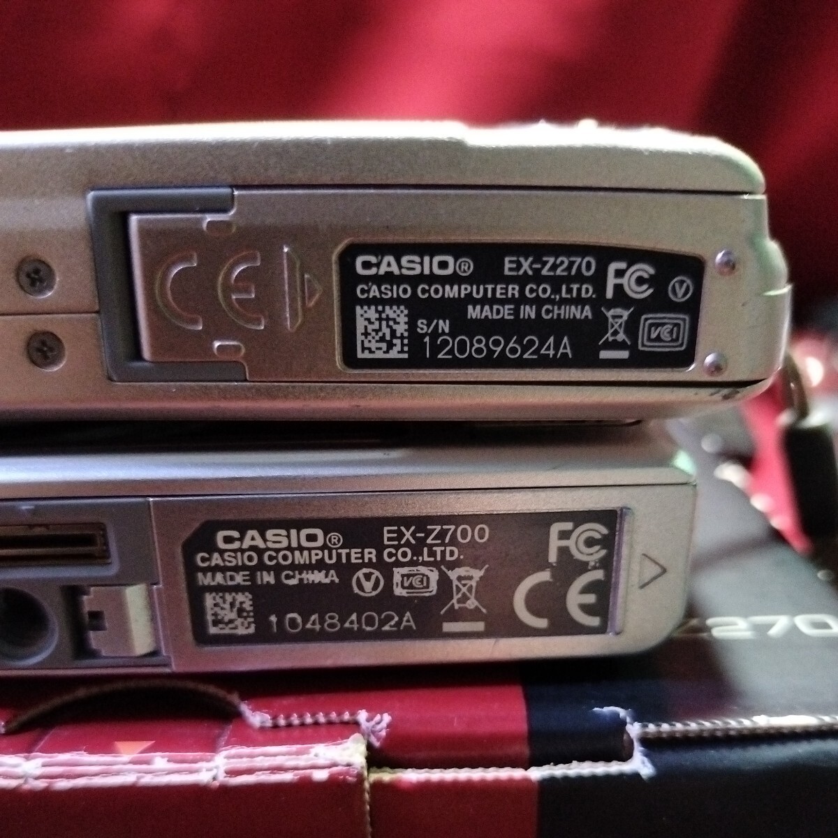 CASIO EXILIM EX-Z270 EX-Z700 まとめて　動作未確認 ジャンク デジタルカメラ コンパクトデジタルカメラ デジカメ カシオ_画像6