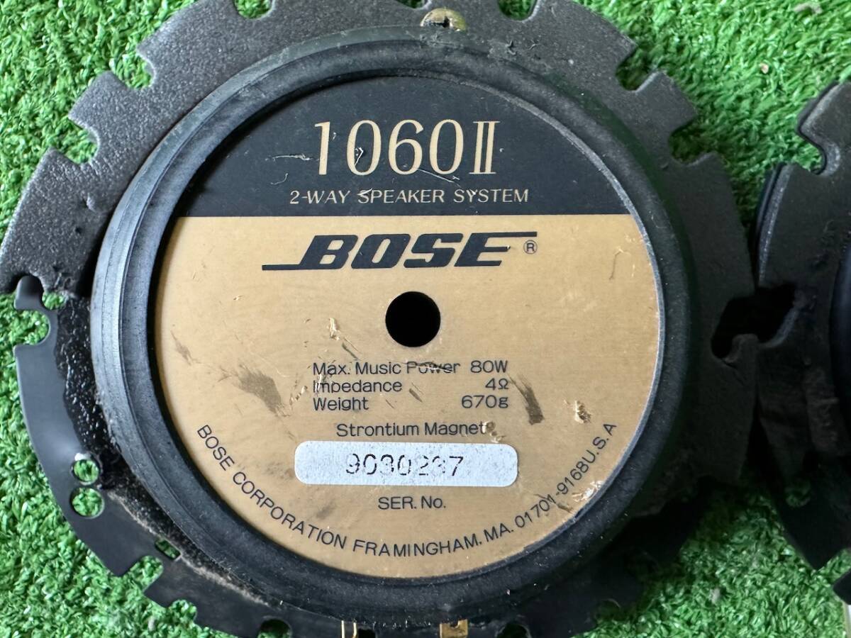 BOSE ボーズ 2way スピーカー ツィーター 1060II 2個 セット 音出し確認OK。。。の画像6