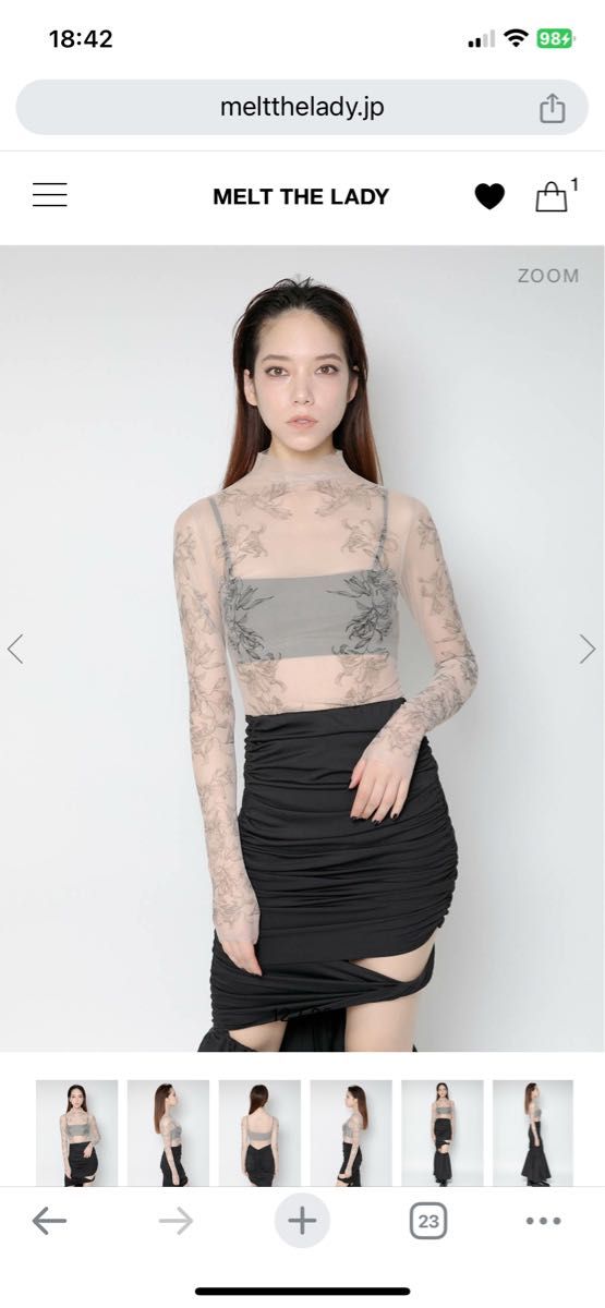 melt the lady lily tattoo tops｜Yahoo!フリマ（旧PayPayフリマ）