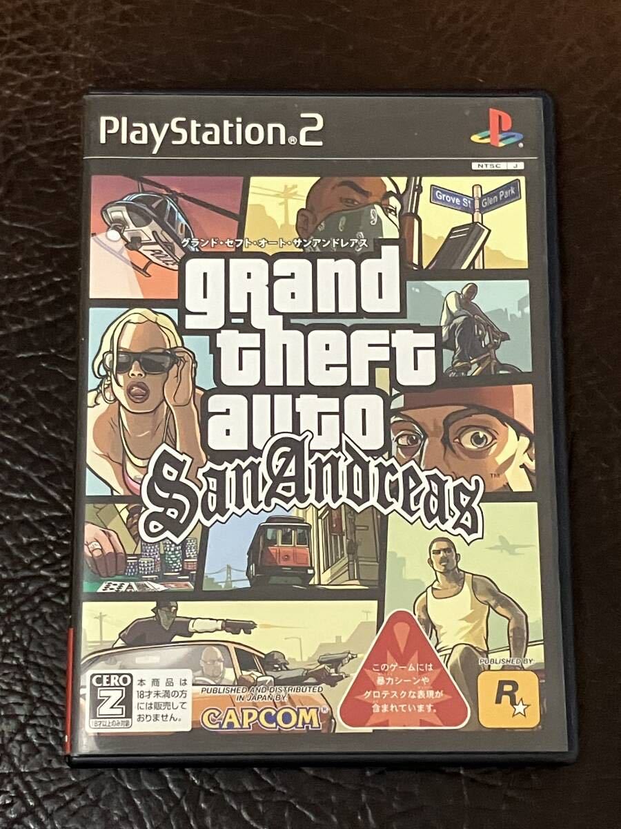 送料無料 PS2 グランド セフト オート サンアンドレアス Grand Theft 