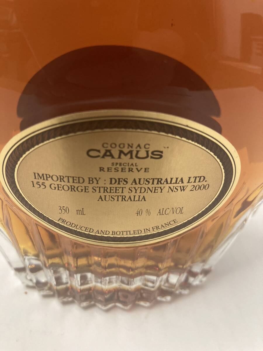 #4978 【未開栓】カミュ スペシャル リザーブ ハーフボトル CAMUS SPECIAL RESERVE コニャックブランデー 古酒 40% 350ml_画像3