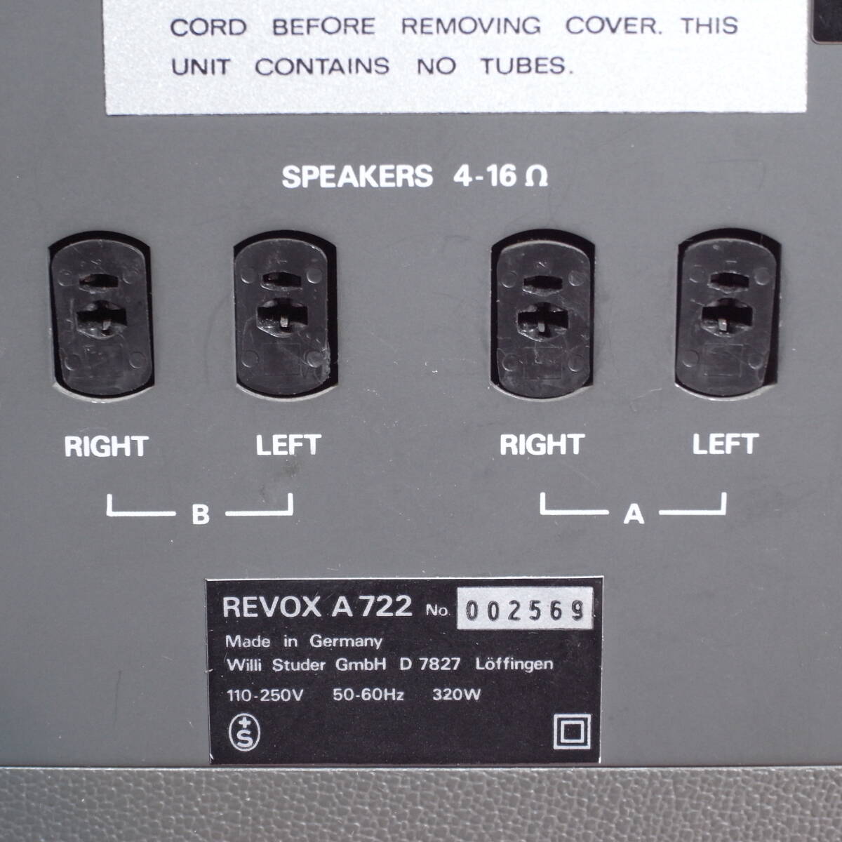 最強無敵 西独 REVOX/STUDER《 聴き手を圧倒し 躍動する音楽の楽しさ　完全動作品 》_画像8