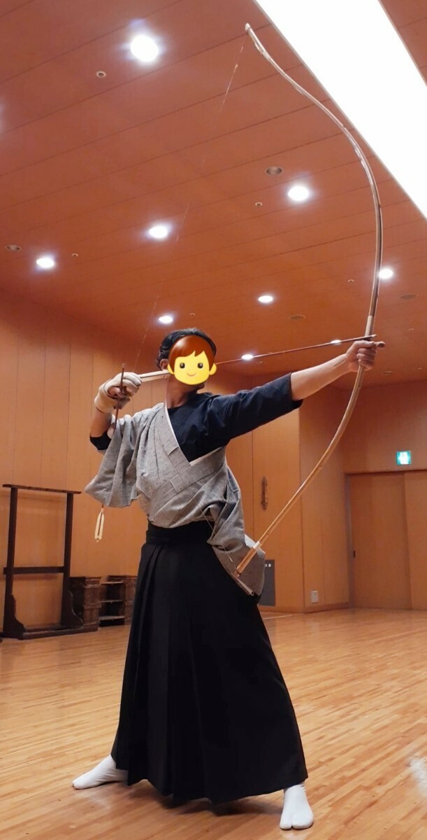 ** kimono . old clothes ** archery Ooshima pongee . dark blue turtle . pattern one point thing archery put on . old clothes tube sleeve commodity explanation column obligatory reading Japanese clothes kimono remake present birthday 