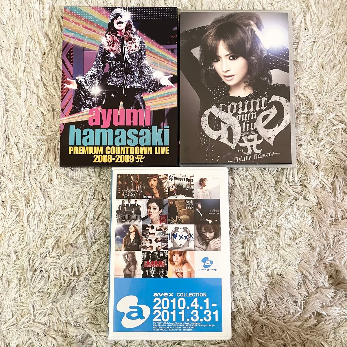 浜崎あゆみ　ライブ DVD  avex COLLECTION CD 3本セット