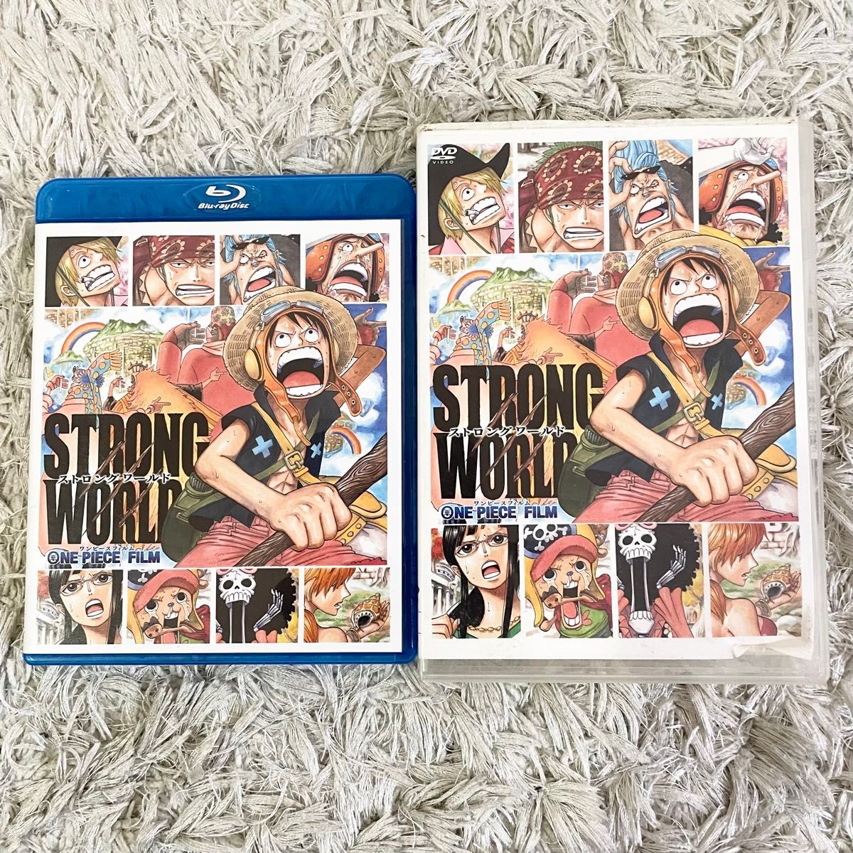 ワンピースフィルム ストロングワールド Blu-ray DVD 2本セット ワンピースフィルム ストロングワールド Blu-ray DVD 2本セット