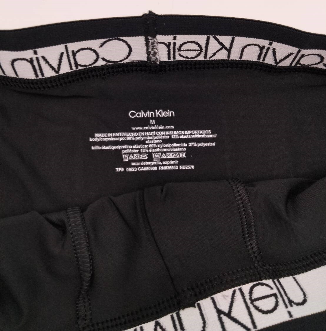 【Mサイズ】Calvin Klein(カルバンクライン) ボクサーパンツ ブラック 2枚セット メンズボクサーパンツ 男性下着 NB2570